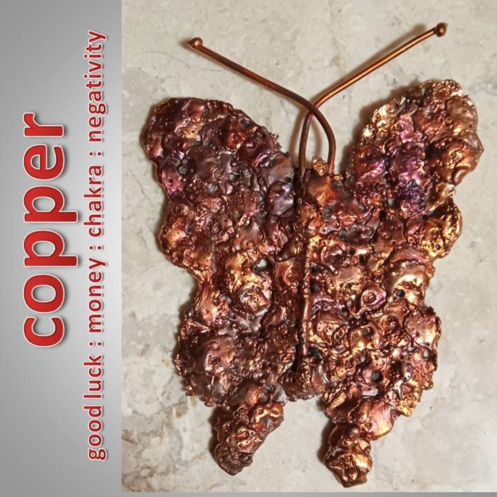 ❤️ LAST DAY!  COPPER splatter HEALING : CHAKRA : GOOD LUCK : MONEY